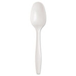 Empress Medium Weight Teaspoon, White, 1000ct