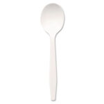 Empress Medium Weight Soupspoon, White, 1000ct