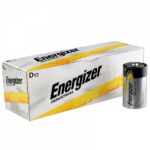 Energizer® Industrial Alkaline D Batteries, 1.5 V, 12/Box