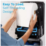 Marathon Automated Hardwound Paper Towel Dispenser, Black - Image 3