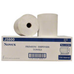 NOVEX Premium TAD White Roll Towels, 6/cs. - Image 2