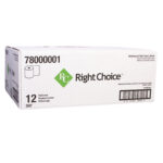 Right Choice White Roll Towel - 8" x 350', 12/cs - Image 2