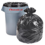 33" x 39" (33 Gal) Heavy Duty Trash Liner, Black