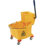 Performance Plus 36QT Mop Bucket & Wringer Combo, Yellow