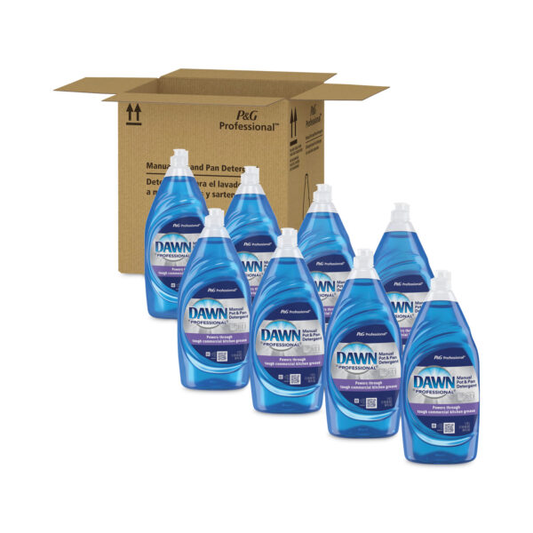Dawn Manual Pot/Pan Dish Detergent, 38 oz Bottle, 8/Carton