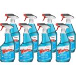 Windex Ammonia-D Glass Cleaner, Fresh, 32 oz Spray Bottle, 8/Carton