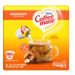 Nestle Coffee-Mate Coffee Creamer Liquid Creamer Singles, Hazelnut, 180 ct.