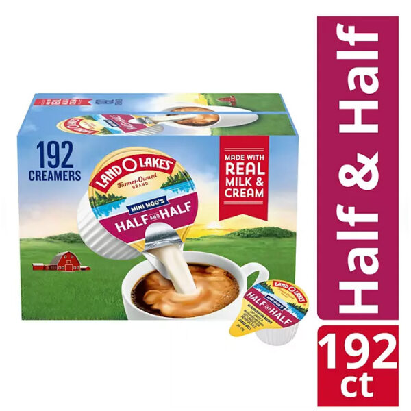 Land O'Lakes Mini Moo's Half and Half, 192 ct.
