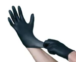 VGuard® A16A3 Black Nitrile Gloves - Tattoo Gloves