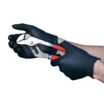 VGuard® A16A3 Black Nitrile Police Gloves