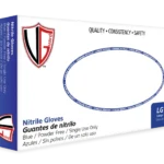 A17A13 Blue Nitrile Gloves