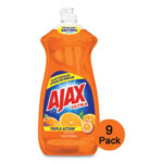 Ajax® Dish Detergent, Liquid, Orange, 28oz, 9ct.