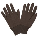 Brown Jersey Gloves, Men's