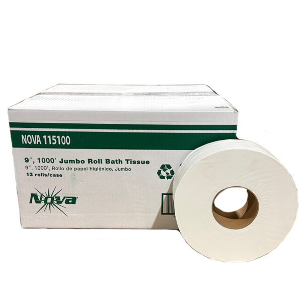 NOVA Premium 1000ft Jumbo Jr. Bath Tissue
