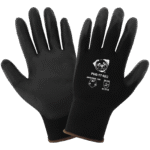 PUG-17 Black Nylon Glove w/ Black PU Coating