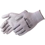 P-Grip - Gray Polyurethane Coated Seamless Gloves