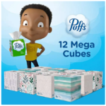 Puffs Plus Lotion, 2-Ply Facial Tissues, 12 Boxes