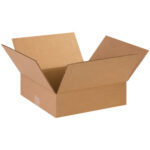 14 x 14 x 3" Flat Corrugated Boxes
