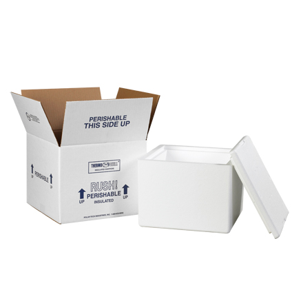 9 1/2 x 9 1/2 x 7" Insulated Shipping Kit