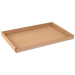 24 x 15 x 1 3/4" Kraft Corrugated Trays