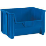 19 7/8 x 15 1/4 x 12 7/16" Blue Giant Stackable Bins