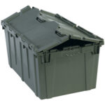 25 3/4 x 16 x 12 1/2" Gray Round Trip Tote