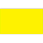 3 x 5" - Fluorescent Yellow Removable Rectangle Labels