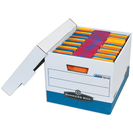 15 x 12 x 10" Blue R-Kive File Storage Boxes