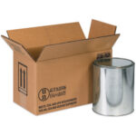 14 1/8 x 6 7/8 x 7 7/8" 2 - 1 Gallon Haz Mat Boxes