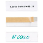 1 x 3" Open-Edge? Plastic Label Holders