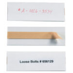 2 x 6" Open-Edge? Plastic Label Holders