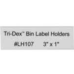 3 x 1" Tri-Dex? Bin Label Holders