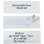 2 x 6" Hol-Dex? Self-Adhesive Plastic Label Holders