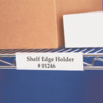 3 x 1 5/16 Angled Wire-Rac? Snap-On Label Holders