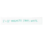 2 x 12" White Warehouse Labels - Magnetic Strips
