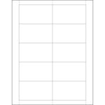 2 x 3 1/2" Vinyl Envelope Insert Cards