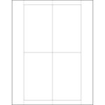 3 x 5" Vinyl Envelope Insert Cards