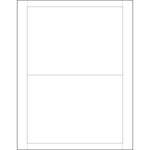 5 x 7" Vinyl Envelope Insert Cards