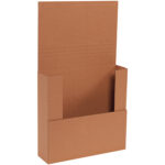 12 x 11 1/2 x 3" Kraft Easy-Fold Mailers