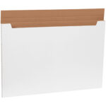 36 x 24 x 1" White Jumbo Fold-Over Mailers