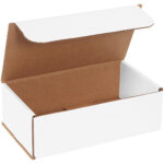 9 x 5 x 3" White Corrugated Mailers