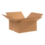 12 1/2 x 12 1/2 x 6" Multi-Depth Corrugated Boxes