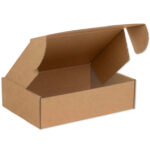 15 1/8 x 11 1/8 x 4" Kraft Deluxe Literature Mailer