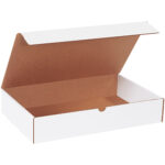 16 x 10 x 3" White Literature Mailers