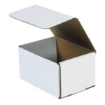 6 1/2 x 4 7/8 x 3 3/4" White Corrugated Mailers