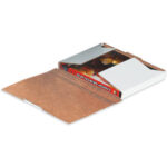 7 5/8 x 5 7/16 x 11/16" White DVD Mailers