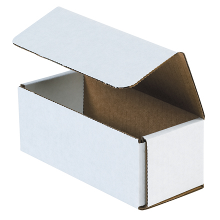 MRX3X.jpg 6 1/2 x 2 3/4 x 2 1/2" White Corrugated Mailers - Image 1