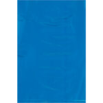 6 x 9" - 2 Mil Blue Flat Poly Bags (100 Pack)
