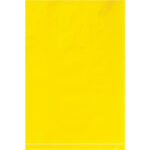 6 x 9" - 2 Mil Yellow Flat Poly Bags (100 Pack)