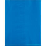8 x 10" - 2 Mil Blue Flat Poly Bags (100 Pack)